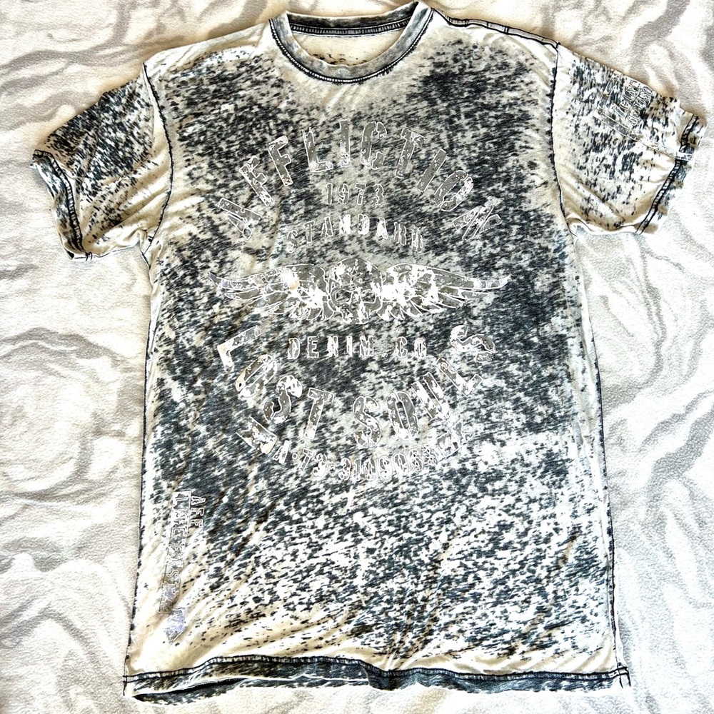 Affliction lost souls men’s burnout Tee